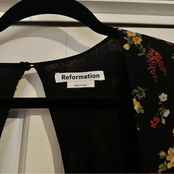 Reformation Vionette Midi Dress in Wildflower - Picture 6 of 8